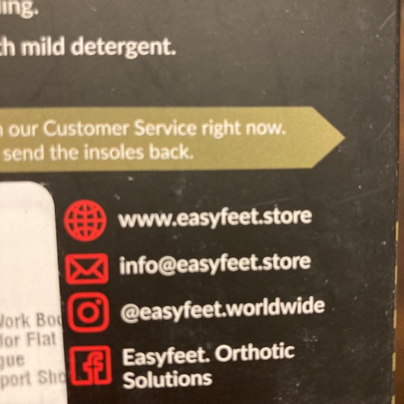 NIB EasyFeet Earth Basics daily comfort and support insoles / orthotics - Picture 7 of 9